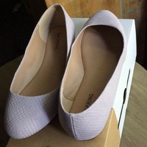 Call It Spring light purple ballet flats